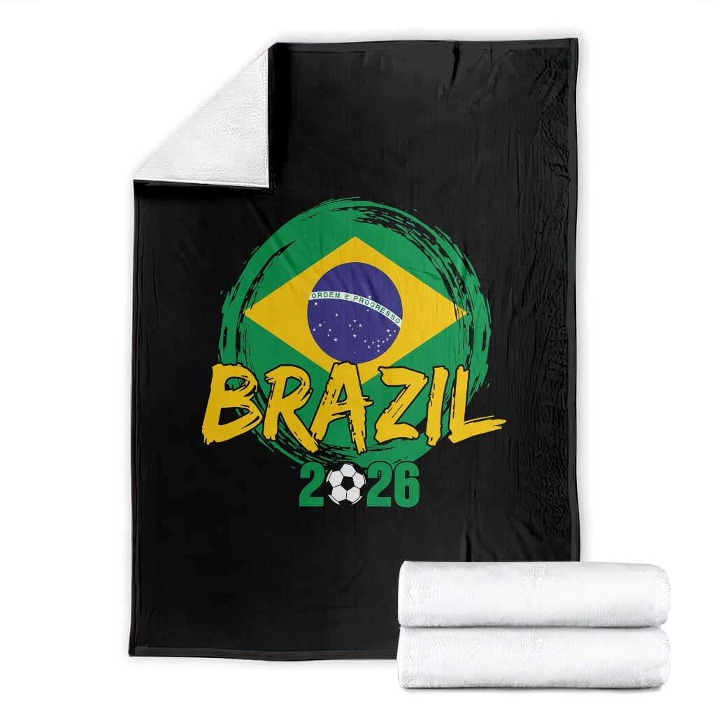 Brazil Soccer Fan Brasil Flag Throw Blanket Brazilian Football Game Day Supporter