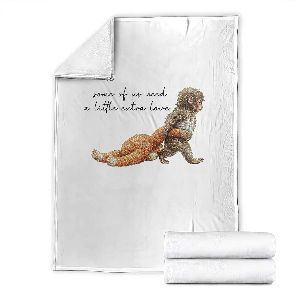 Punch Mokey Throw Blanket Viral Trend Baby Monkey Meme