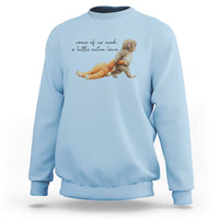Punch Mokey Sweatshirt Viral Trend Baby Monkey Meme