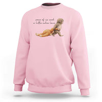 Punch Mokey Sweatshirt Viral Trend Baby Monkey Meme