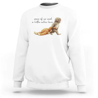 Punch Mokey Sweatshirt Viral Trend Baby Monkey Meme