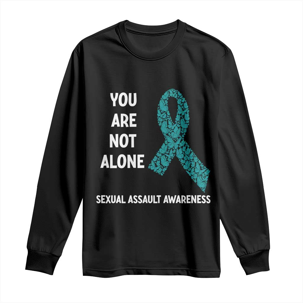 Sexual Assault Awareness Long Sleeve Shirt You Are Not Alone