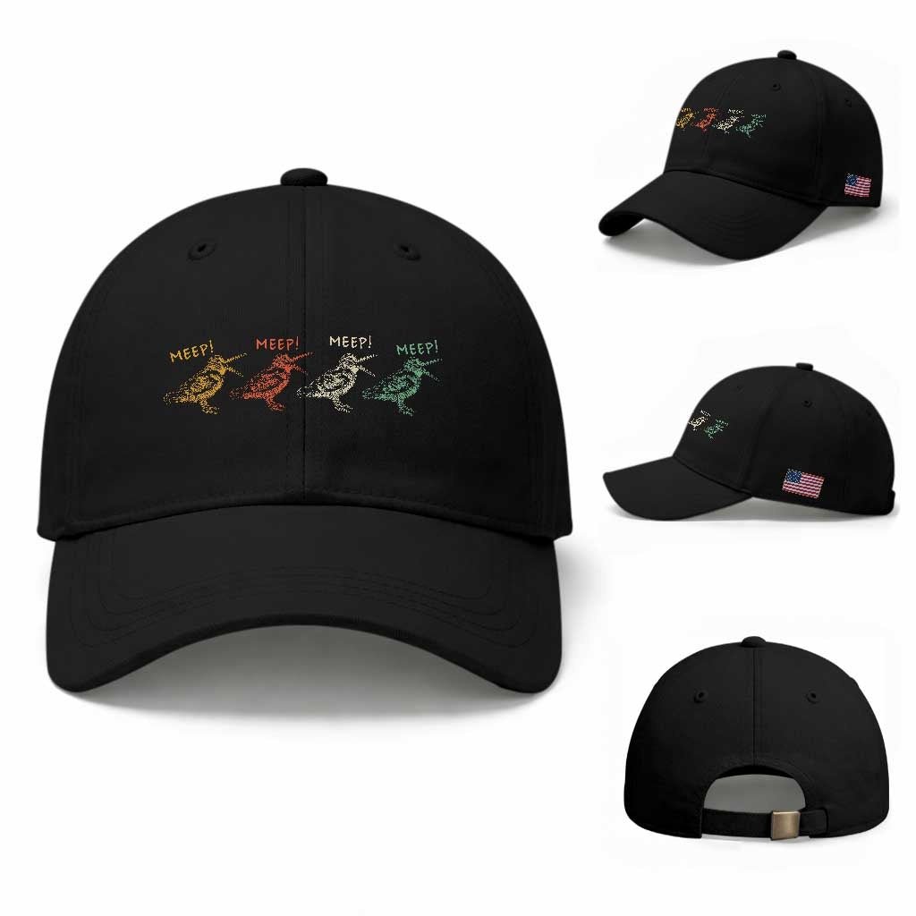 Meep Woodcock Baseball Cap Retro Timberdoodle Wildlife