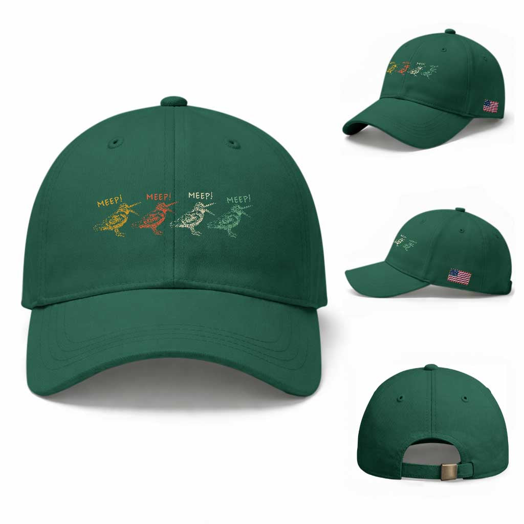 Meep Woodcock Baseball Cap Retro Timberdoodle Wildlife