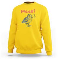 Meep Woodcock Sweatshirt Cute Bird Meme