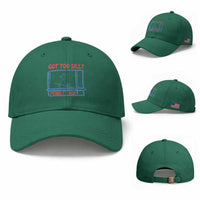 Hockey Got Too Silly Penalty Box Baseball Cap Silly Goose Meme