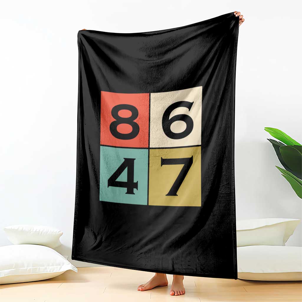 Retro Vintage 8647 Throw Blanket Classic Vintage 80s Style