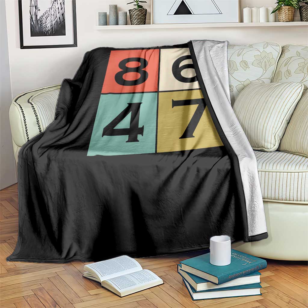 Retro Vintage 8647 Throw Blanket Classic Vintage 80s Style