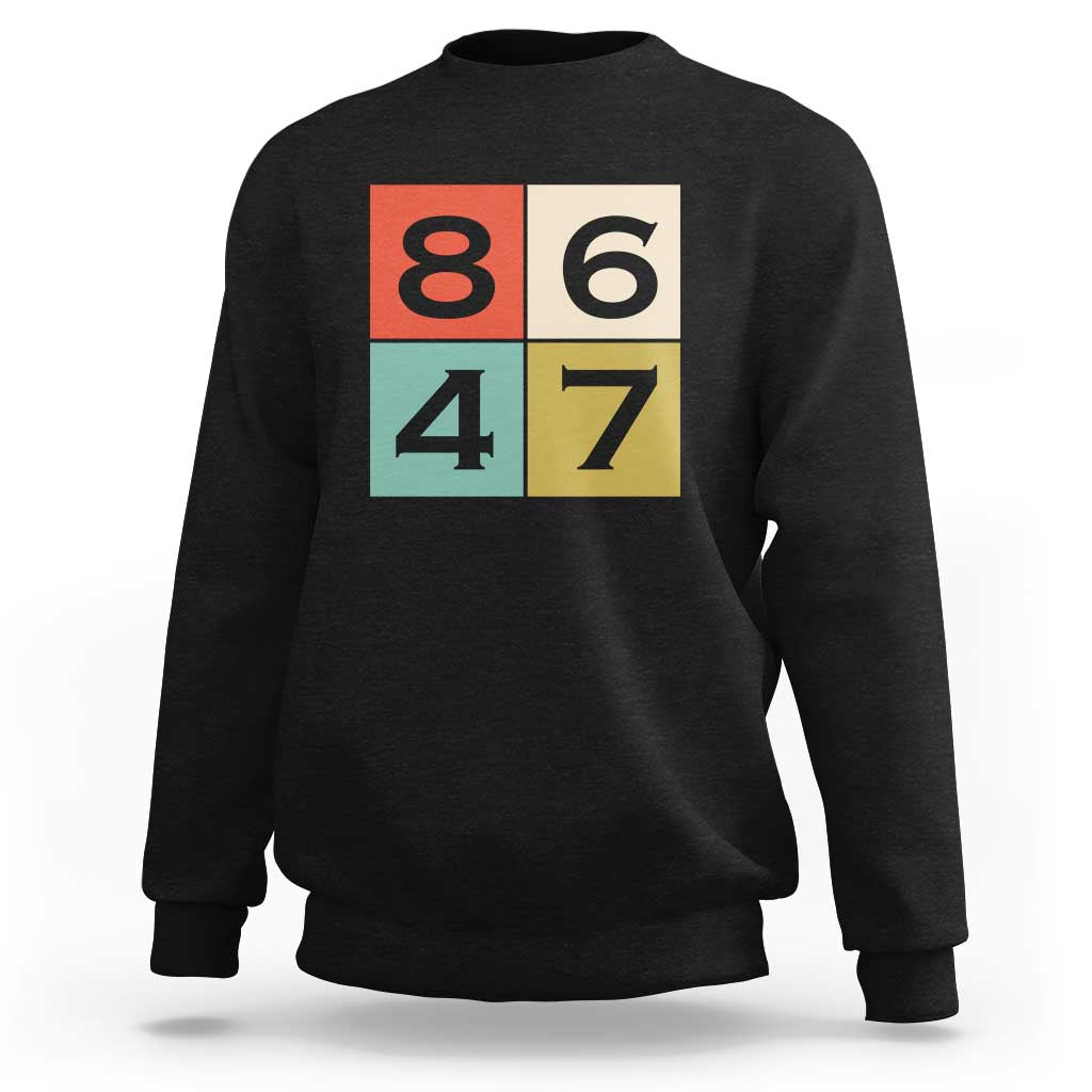 Retro Vintage 8647 Sweatshirt Classic Vintage 80s Style