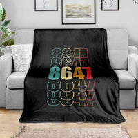 Retro Vintage 8647 Throw Blanket Subtle Anti FDT