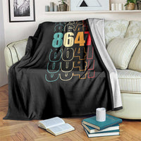 Retro Vintage 8647 Throw Blanket Subtle Anti FDT