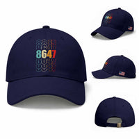 Retro Vintage 8647 Baseball Cap Subtle Anti FDT
