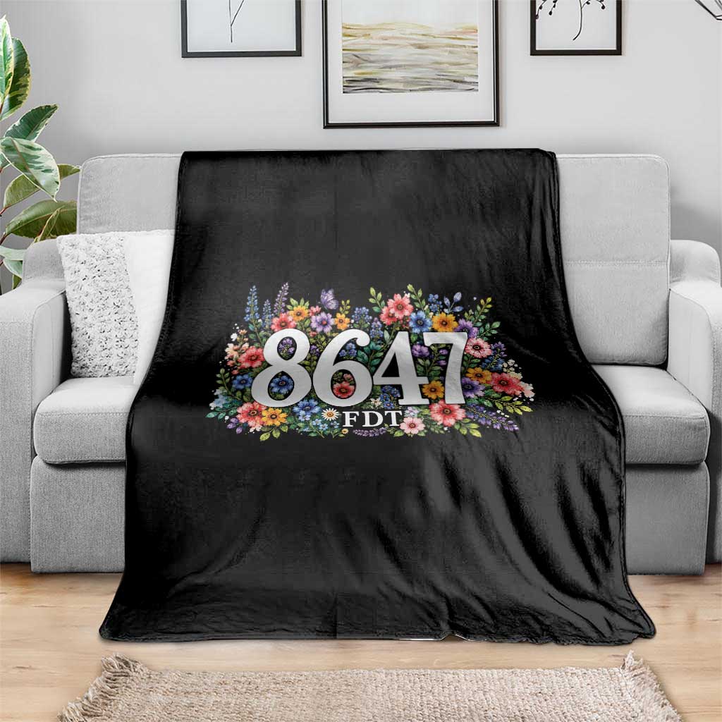 86 47 Floral Boho Style Throw Blanket Subtle FDT