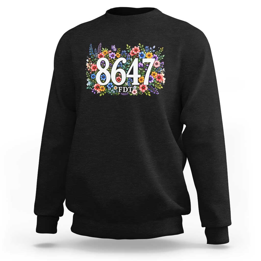 86 47 Floral Boho Style Sweatshirt Subtle FDT