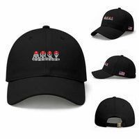 86 47 Subtle Anti FDT Baseball Cap Funny Skeleton Wearing Hat Sarcastic Political