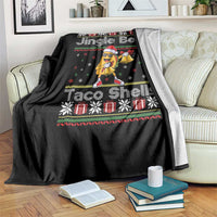 Funny Taco Christmas Throw Blanket Jigle Bells Taco Shells - Wonder Print Shop