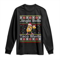 Funny Taco Christmas Long Sleeve Shirt Jigle Bells Taco Shells - Wonder Print Shop
