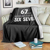 67 Six Seven Meme Throw Blanket Funny Tech Support - Wonder Print Shop