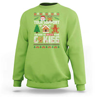 Funny Tech Support Christmas Sweatshirt I Am Here To Delete Your Cookies - Wonder Print Shop