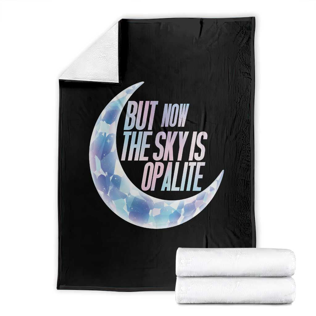 The Sky Is Opalite Moonstone Mystical Crystal Lover Throw Blanket - Wonder Print Shop