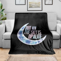 The Sky Is Opalite Moonstone Mystical Crystal Lover Throw Blanket - Wonder Print Shop