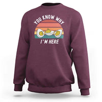 Funny Thanksgiving Dinner Sweatshirt You Know Why I Am Here - Wonder Print Shop