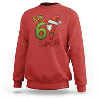 67 Six Seven Christmas Meme Sweatshirt Funny Santa Xmas - Wonder Print Shop