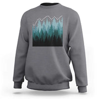 Hoa Hoa Hoa Sweatshirt Twilight Lover Pine Forest Cozy - Wonder Print Shop