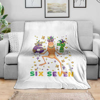 67 Mardi Gras Throw Blanket Marcus The Worm Carnival Trendy Meme