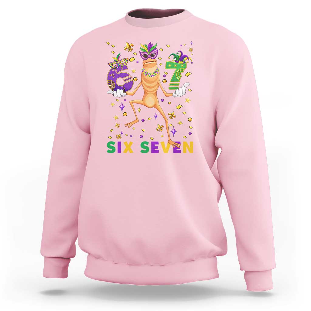 67 Mardi Gras Sweatshirt Marcus The Worm Carnival Trendy Meme