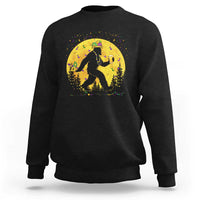 Mardi Gras Bigfoot Sweatshirt Funny Sasquatch Carnival Trendy Meme