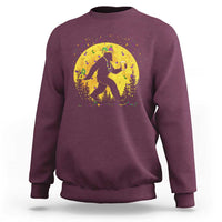 Mardi Gras Bigfoot Sweatshirt Funny Sasquatch Carnival Trendy Meme