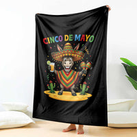 Cinco de Mayo Donkey Mexican Fiesta Throw Blanket