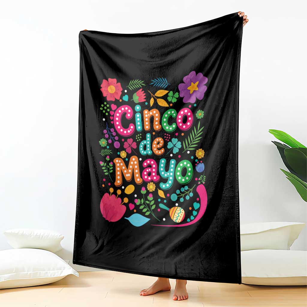 Cinco de Mayo Throw Blanket Funny Mexican Fiesta