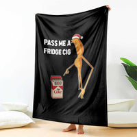 Marcus The Worm Robert Meme Christmas Throw Blanket Pass Me A Fridge Cig - Wonder Print Shop