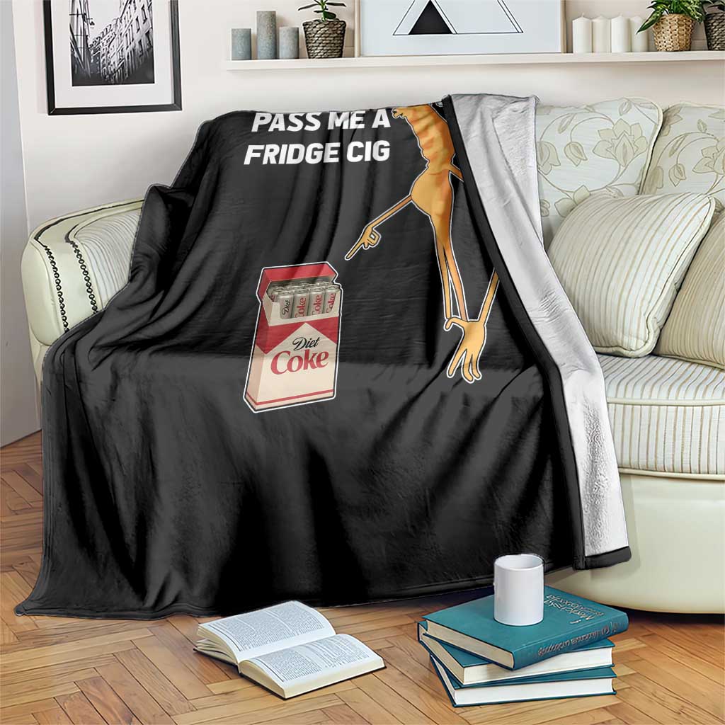 Marcus The Worm Robert Meme Christmas Throw Blanket Pass Me A Fridge Cig - Wonder Print Shop