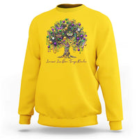 Mardi Gras Mask Tree Sweatshirt Laissez Les Bon Temps Rouler
