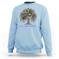 Mardi Gras Mask Tree Sweatshirt Laissez Les Bon Temps Rouler