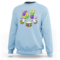 67 Mardi Gras Meme Sweatshirt Funny Six Seven Carnival Trendy