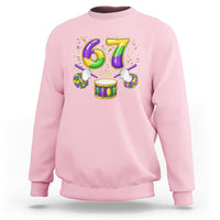 67 Mardi Gras Meme Sweatshirt Funny Six Seven Carnival Trendy