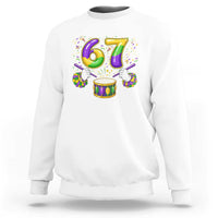 67 Mardi Gras Meme Sweatshirt Funny Six Seven Carnival Trendy