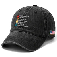 First They Came for The Immigrants Washed Cotton Baseball Cap Sarcastic Immigration Rights Protest