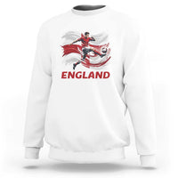 England Soccer Fan English Flag Sweatshirt