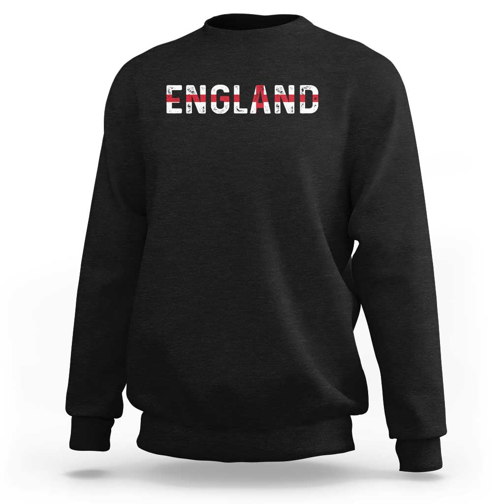 England English Flag Vintage Sweatshirt
