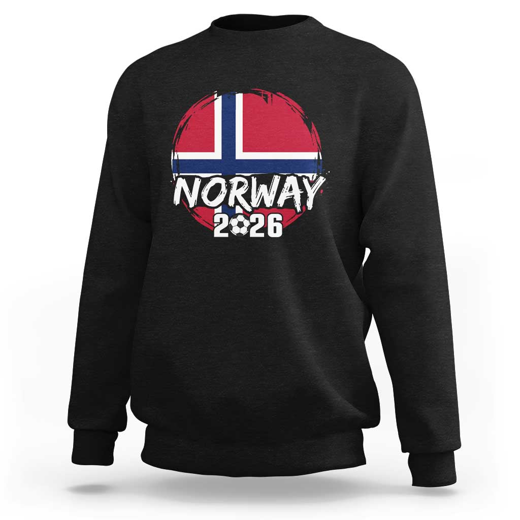 Norway 2026 Soccer Football Fan Norwegian Flag Sweatshirt