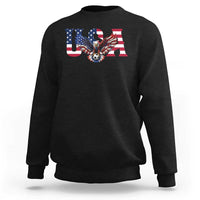 USA Soccer Eagle American Flag Fan Sweatshirt