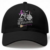 30th Birthday Halloween Baseball Cap 29 Plus Middle Finger Zero Hexes Given Gift For Women