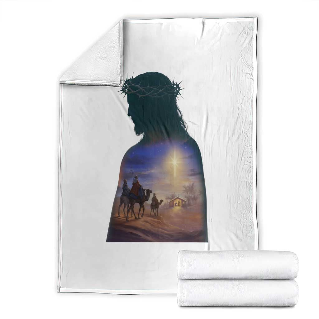 Three Wise Men Nativity Scene Throw Blanket Christian Jesus Faith - Wonder Print Shop