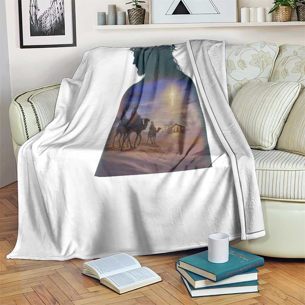 Three Wise Men Nativity Scene Throw Blanket Christian Jesus Faith - Wonder Print Shop