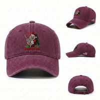 Terrifier Santa Christmas Horror Movie Washed Cotton Baseball Cap